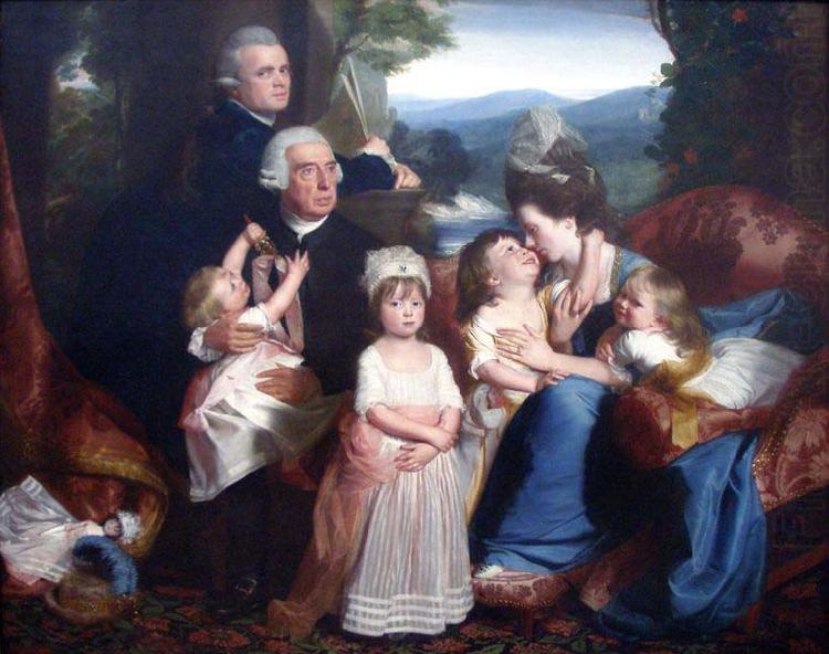 Portrait of the Copley family, John Singleton Copley